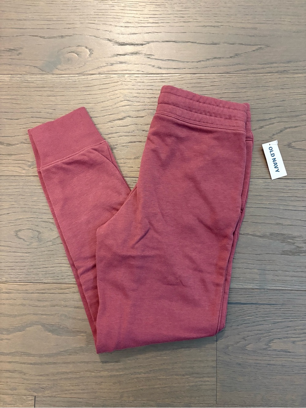 Old navy girls burgundy joggers sz 10/12 NWT ret $72